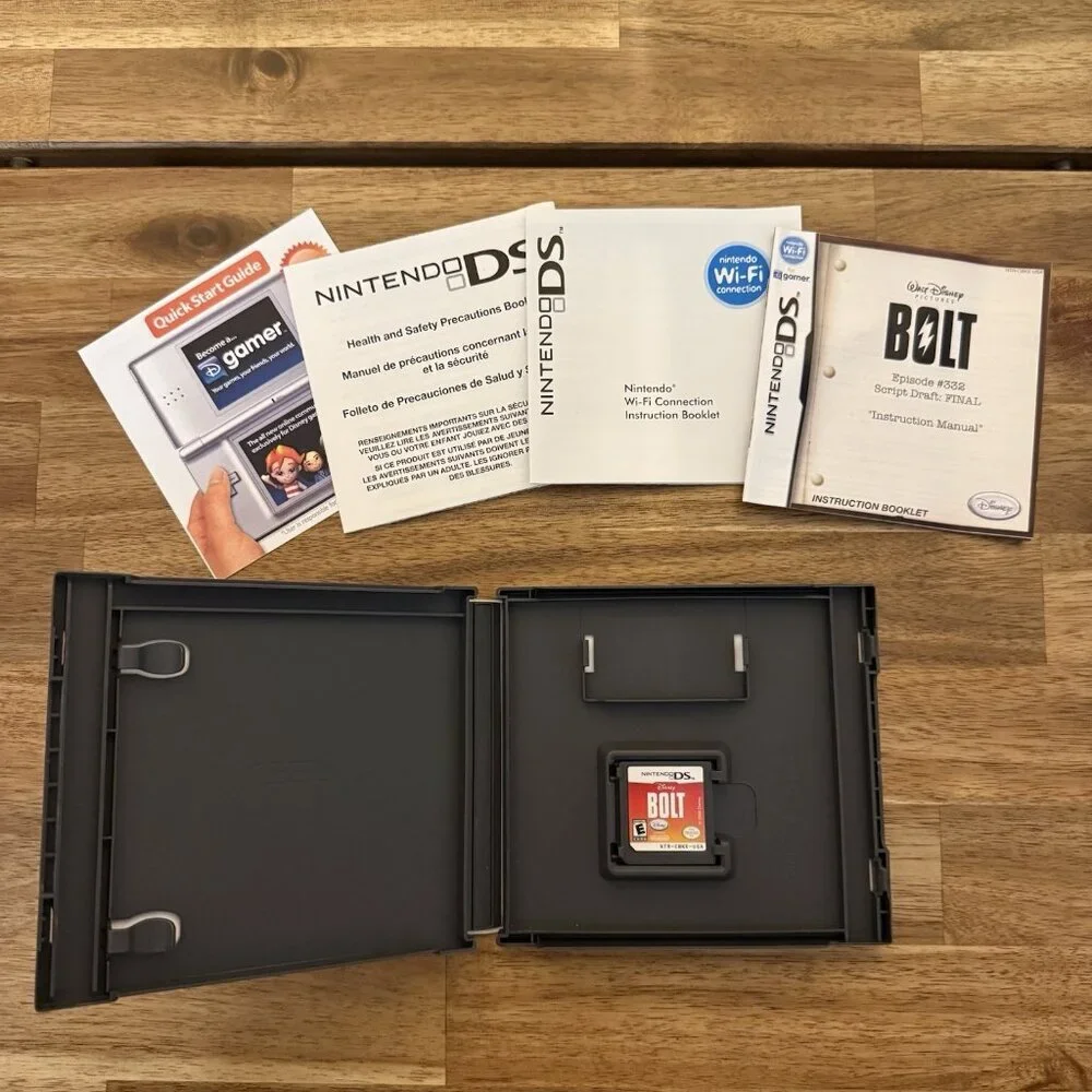 Disney‎ Bolt AUTHENTIC Nintendo DS COMPLETE CIB Working Tested